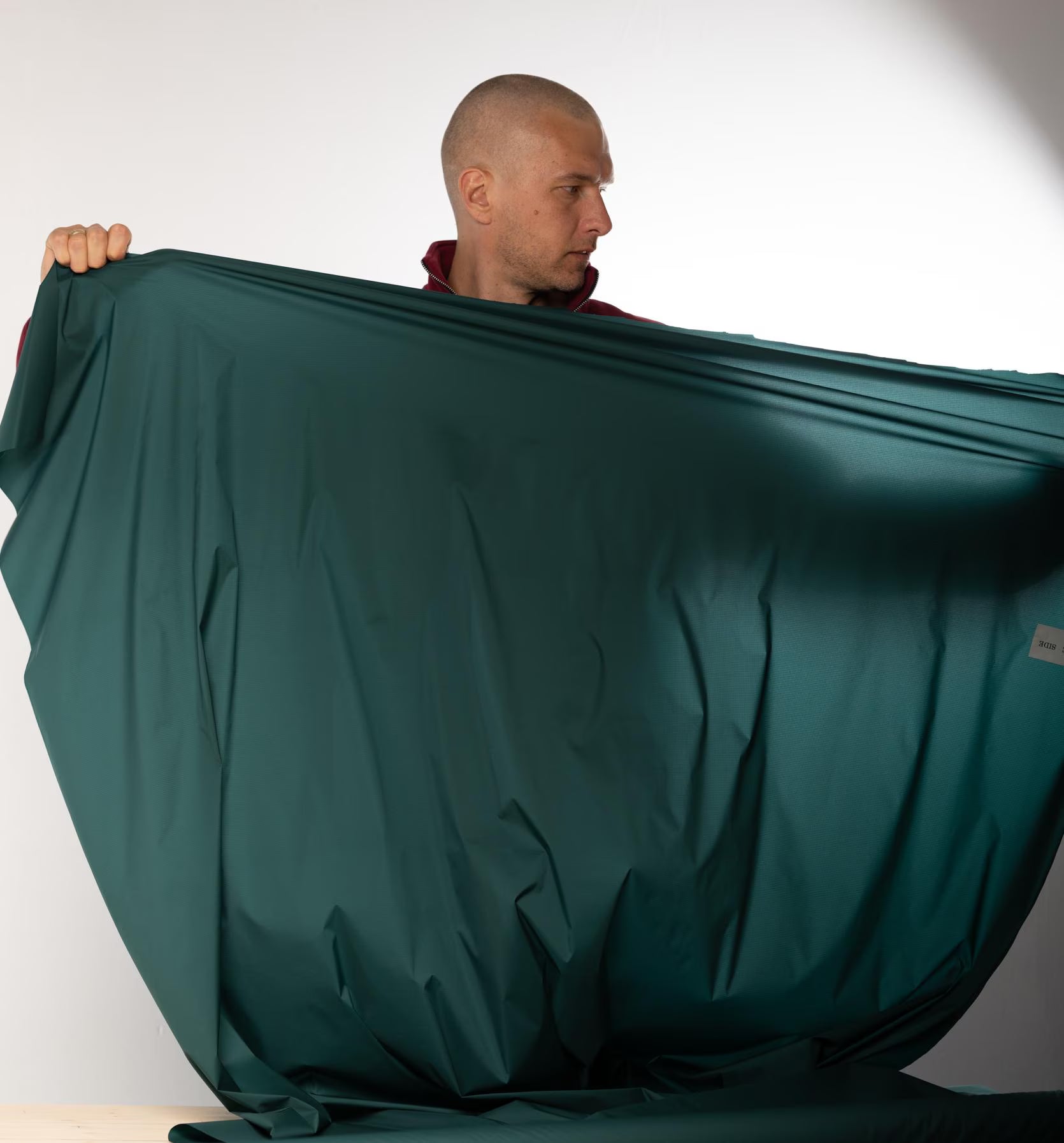 Japanese Technical Nylon Ripstop | 51gsm Lightweight DWR Windshell Fabric - green