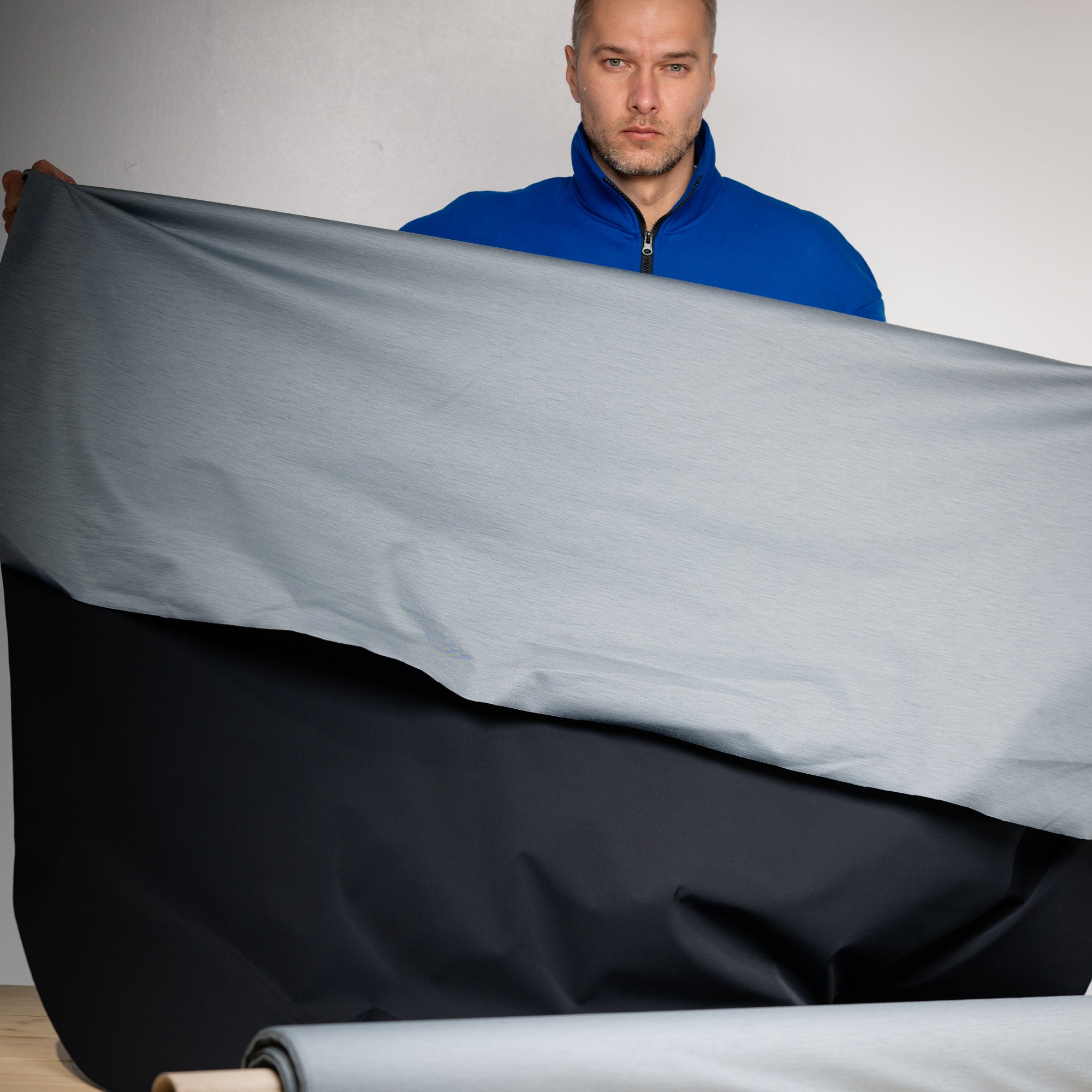 Schoeller Switzerland | naturetec Wool Softshell Fabric - Black