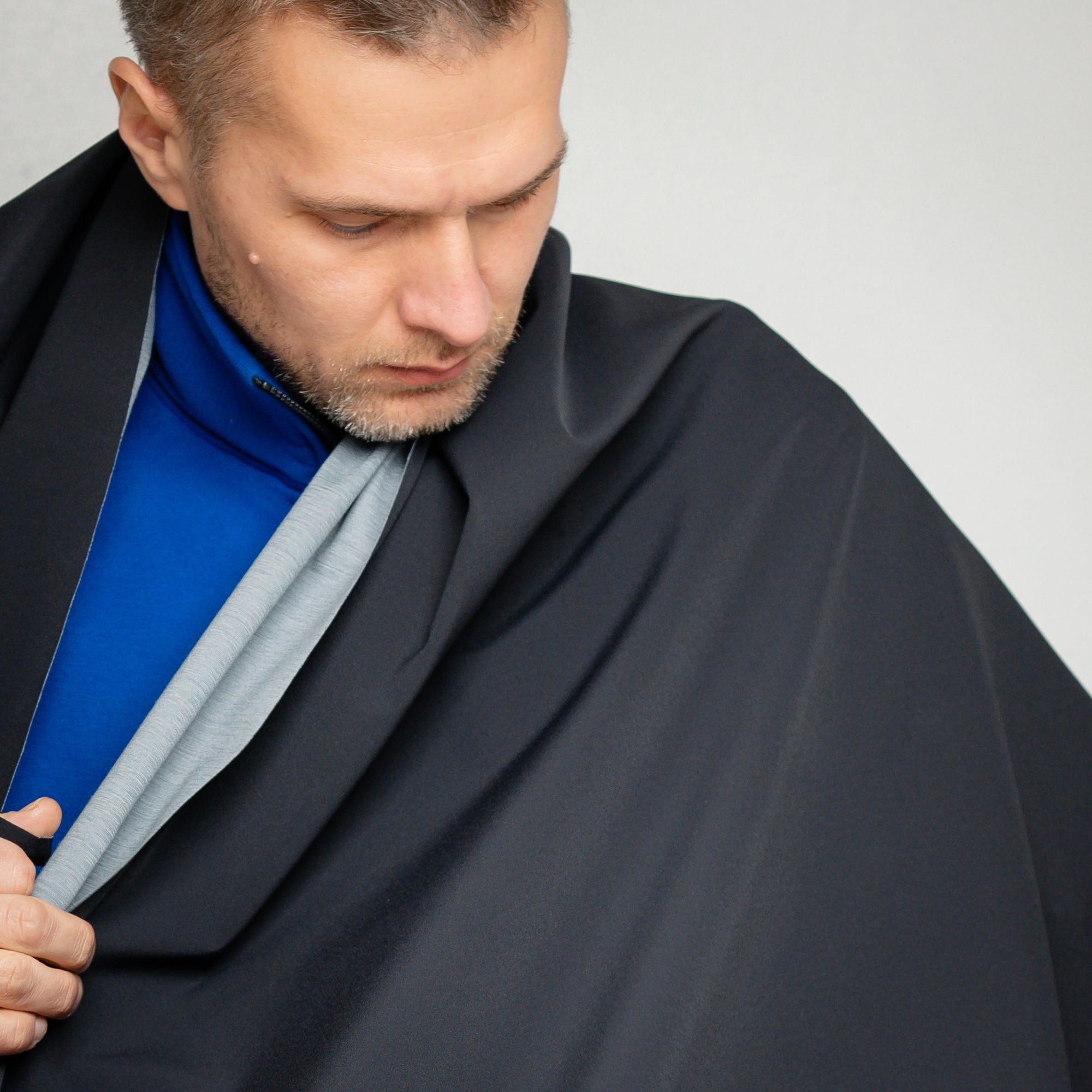 Schoeller Switzerland | naturetec Wool Softshell Fabric - Black