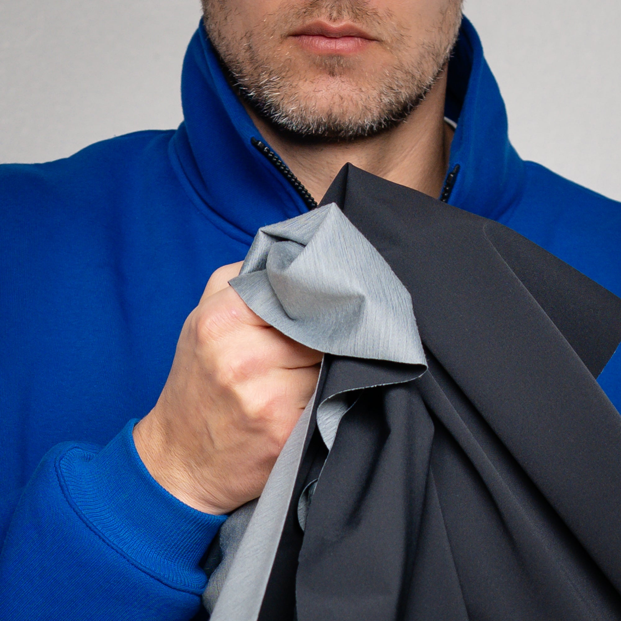 Schoeller Switzerland | naturetec Wool Softshell Fabric - Black